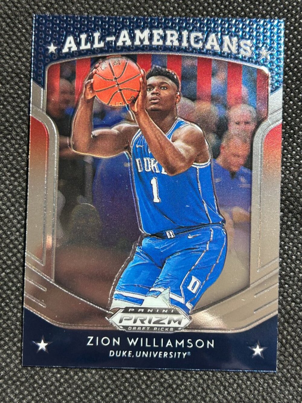 2019 Panini Prizm Draft Basketball Zion Williamson Rookie #100 All Americans